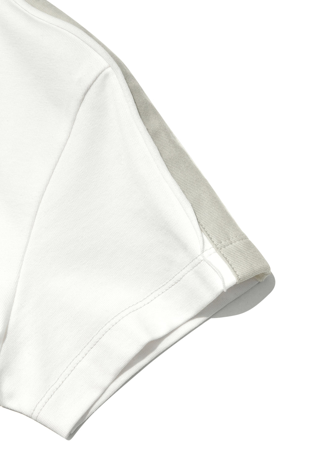 Matin Kim - Color Line Point Logo Crop Top (White) product image 4 | TRAB K-Fashion Australia