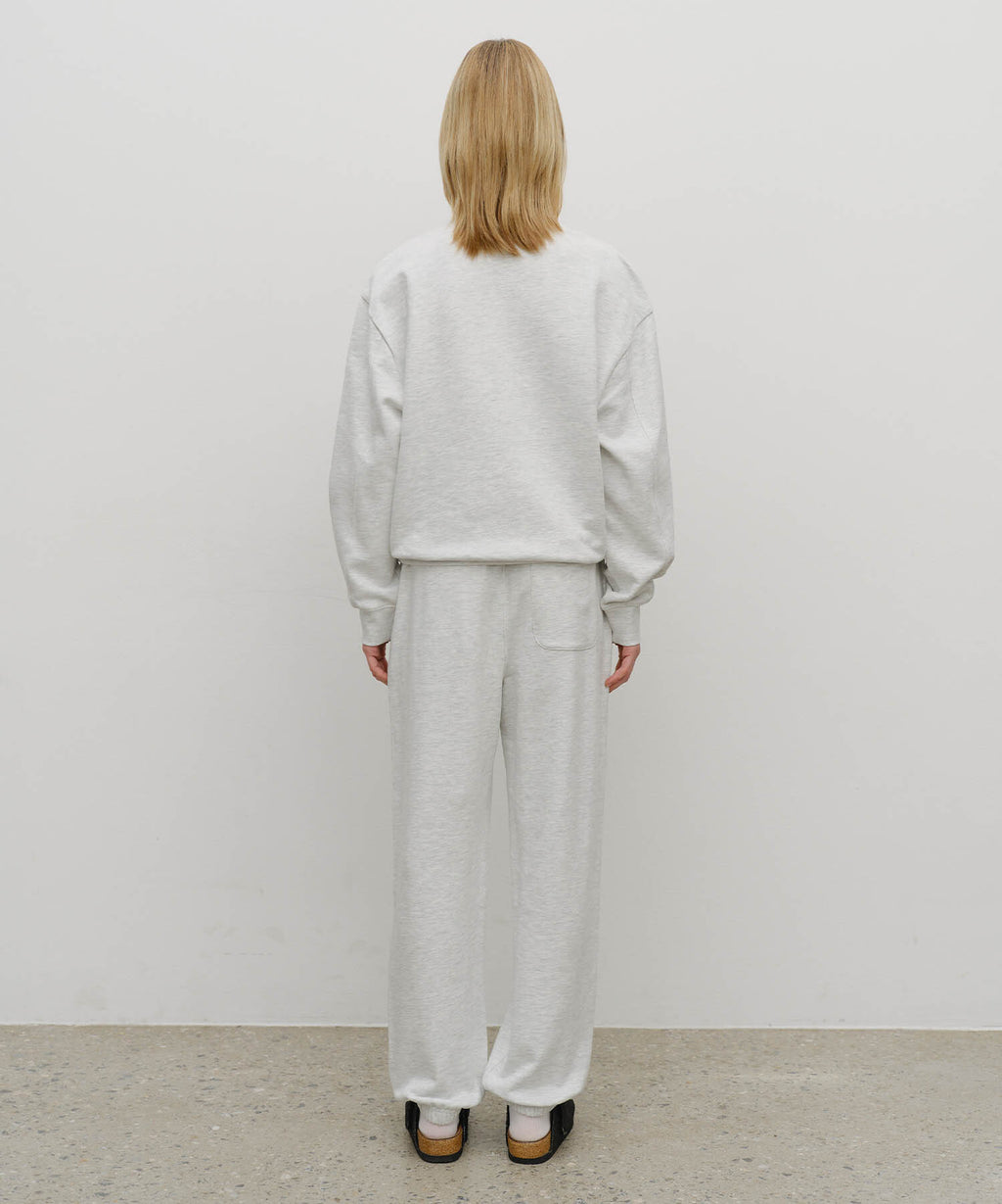 Marithe & Francois Girbaud - Regular Logo Sweat Set-up (Light Heather Gray) product image 2 | TRAB K-Fashion Australia