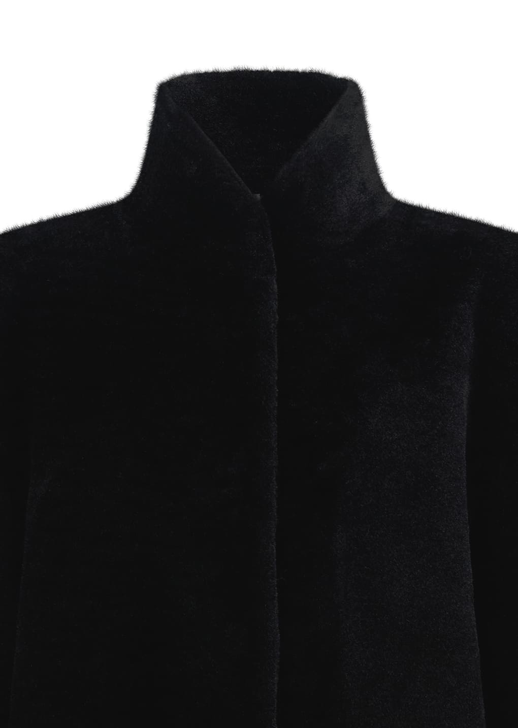 Amomento - shearling mid jacket (Black) product image 8 | TRAB K-Fashion Australia