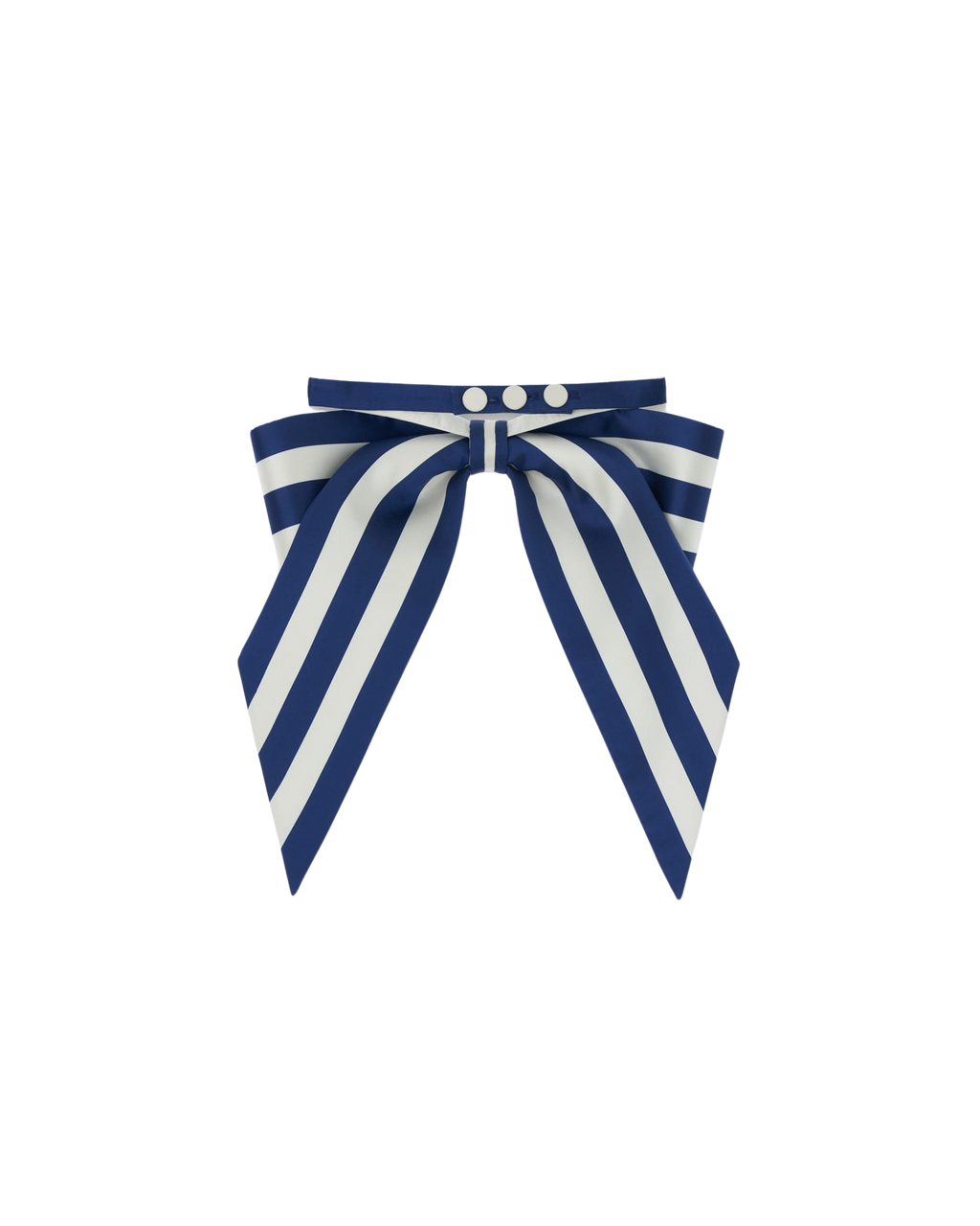 Kimhe Kim - Striped Mikado Silk Long Dress (Navy) product image 8 | TRAB K-Fashion Australia