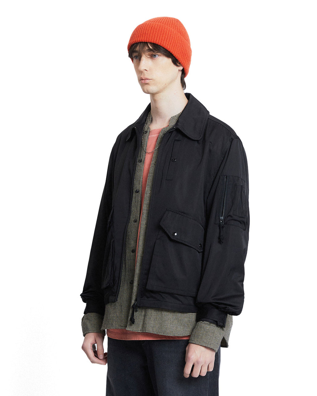 Eastlogue - Combat Flight Jacket (Black) product image 3 | TRAB K-Fashion Australia