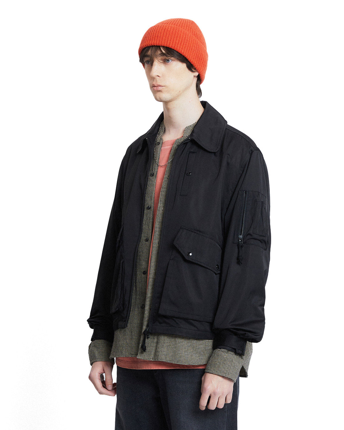 Eastlogue - Combat Flight Jacket (Black) product image 3 | TRAB K-Fashion Australia