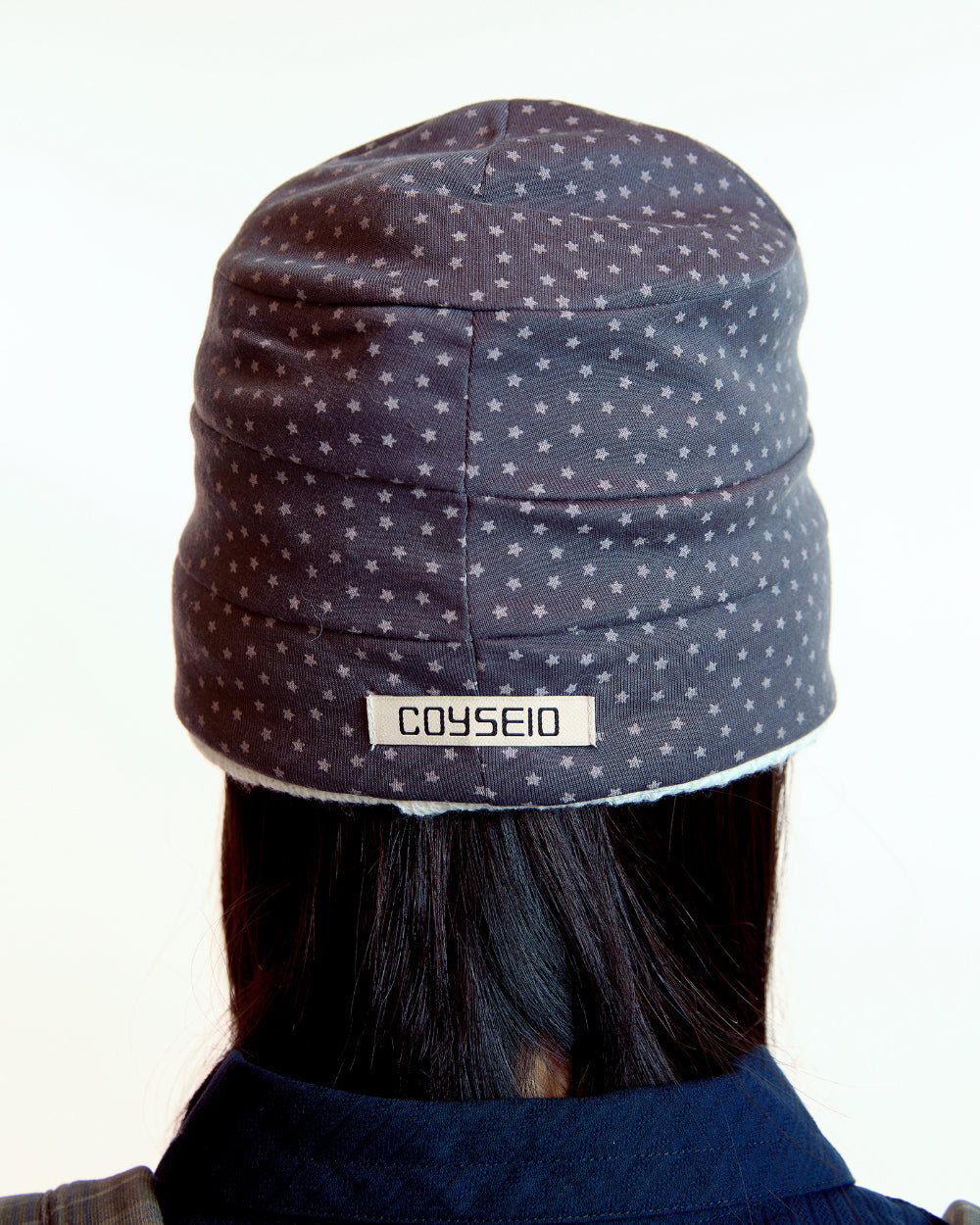 Coyseio - Rough Star Reversible Beanie (Ivory) product image 9 | TRAB K-Fashion Australia