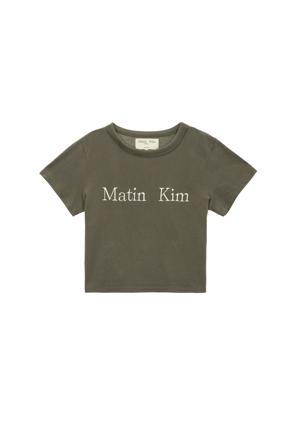 Matin Kim - Logo Crop Top (Black) product image 13 | TRAB K-Fashion Australia