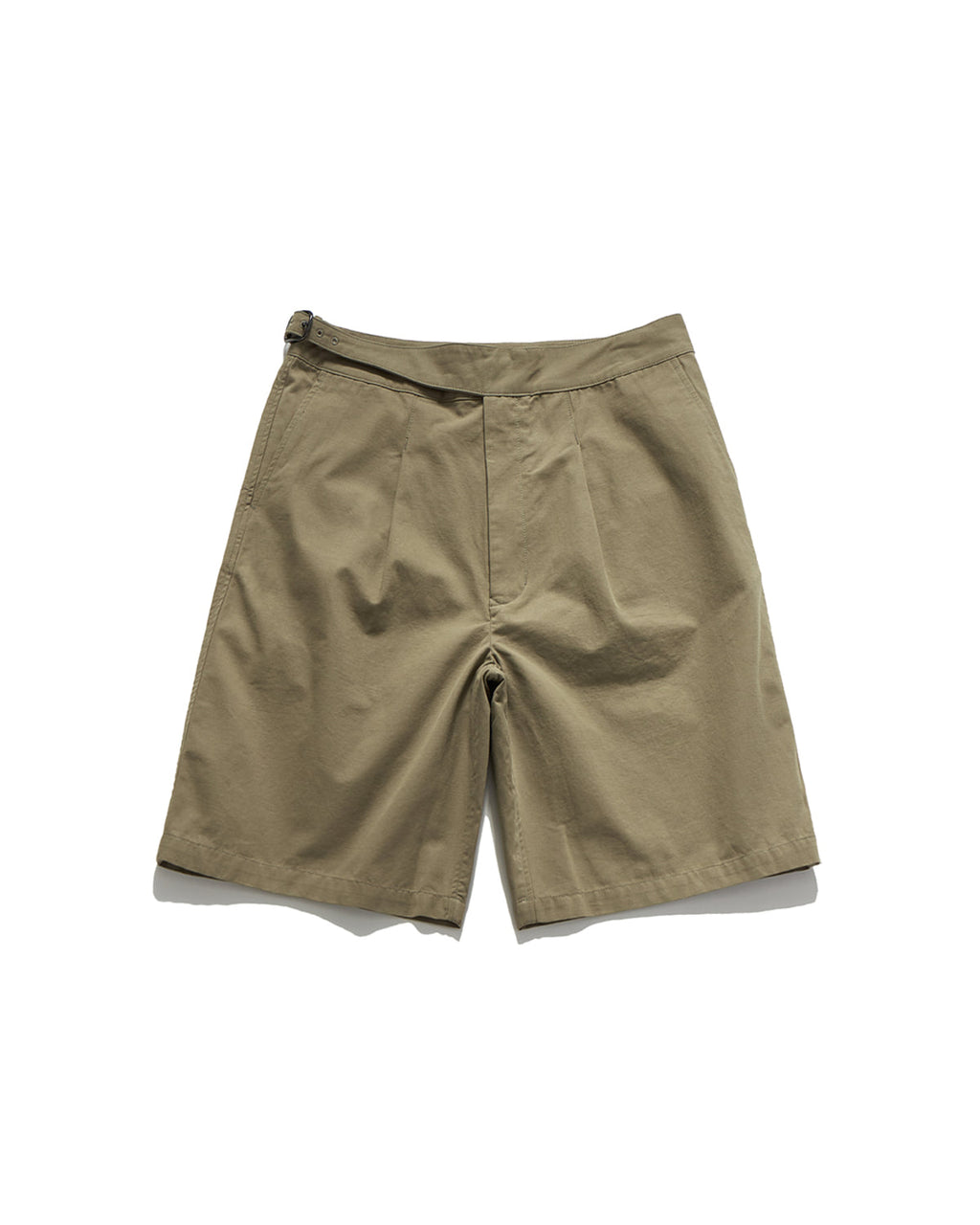 Eastlogue - Single Belted Bermuda Shorts (Sand) product image 1 | TRAB K-Fashion Australia