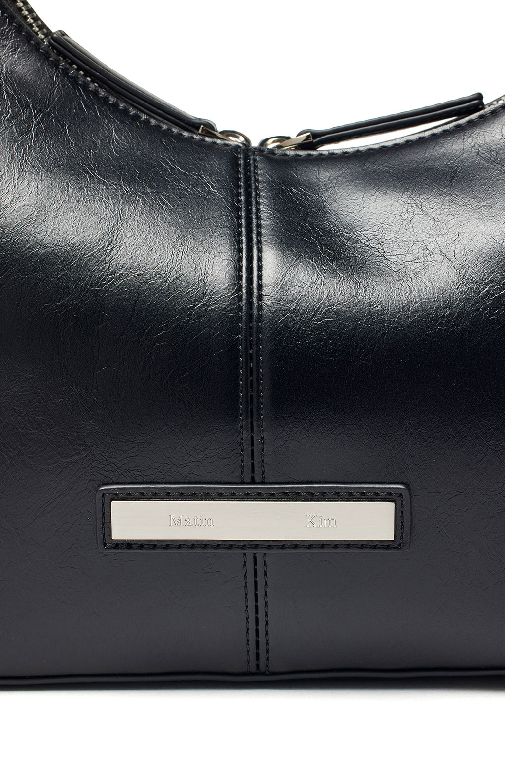 Matin Kim - Asymmetrical Zipper Bag (Black) product image 3 | TRAB K-Fashion Australia