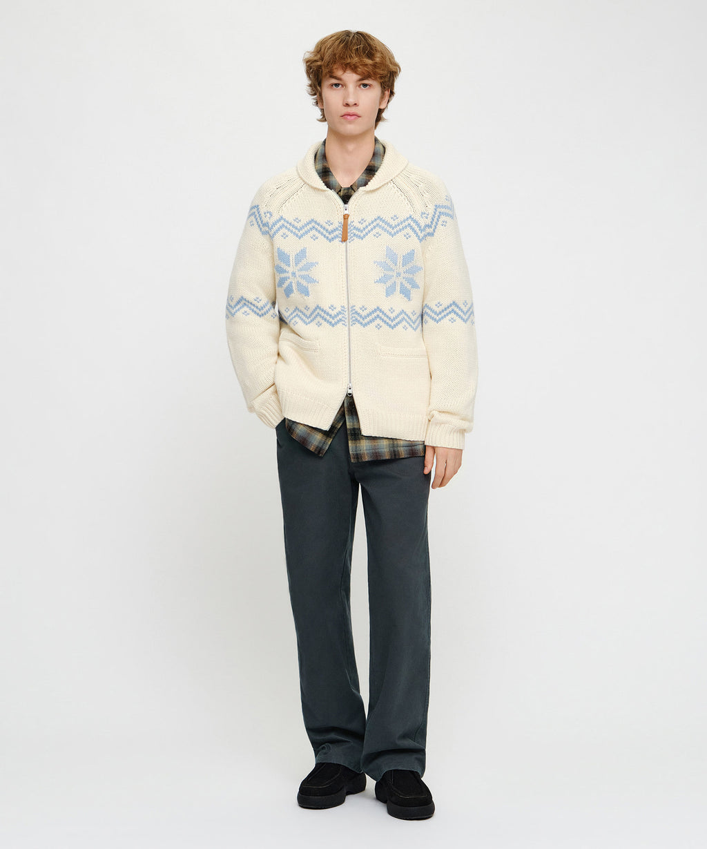 Marithe & Francois Girbaud - Nordic Cowichan Cardigan (Ivory) product image 6 | TRAB K-Fashion Australia