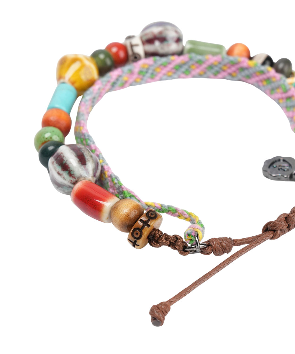 Coyseio - Flower Knotted Bead Bracelet Multi product image 14 | TRAB K-Fashion Australia