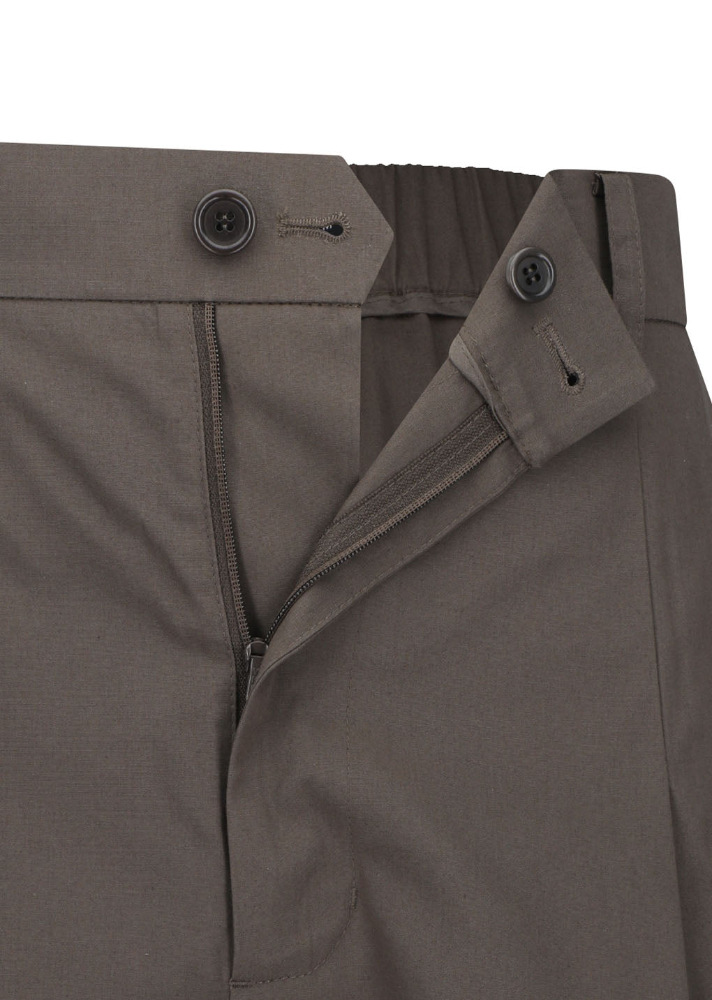 Amomento - Wide Bermuda Pants (Brown) product image 7 | TRAB K-Fashion Australia