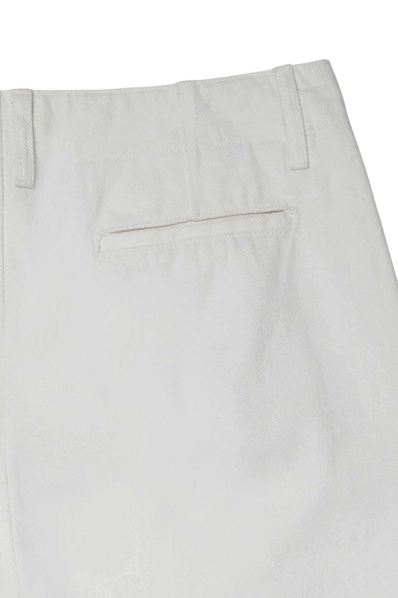 Deinet - Deinet Curved Denim Pants (White) product image 5 | TRAB K-Fashion Australia