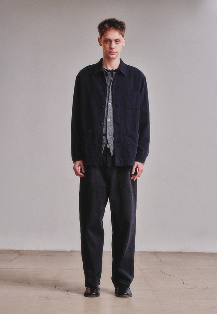 Art if acts - SILK NEP Work Jacket_Japanese Fabric (Deep Navy) product image 3 | TRAB K-Fashion Australia