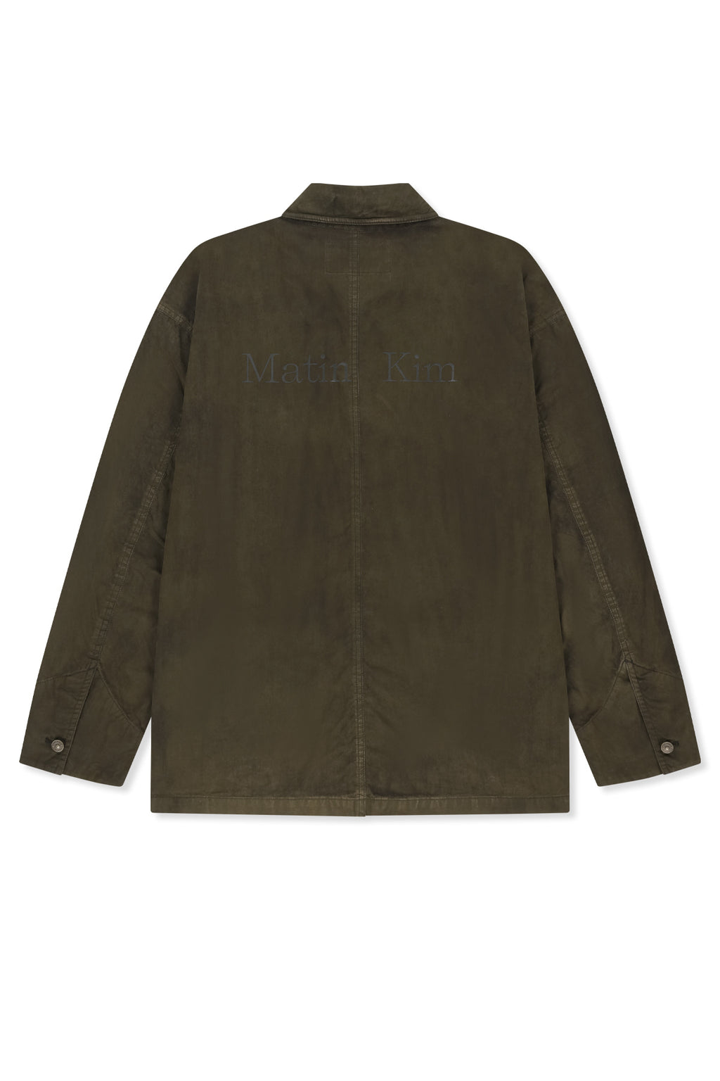 Matin Kim - Vintage Waxed Work Jacket (Khaki) product image 3 | TRAB K-Fashion Australia