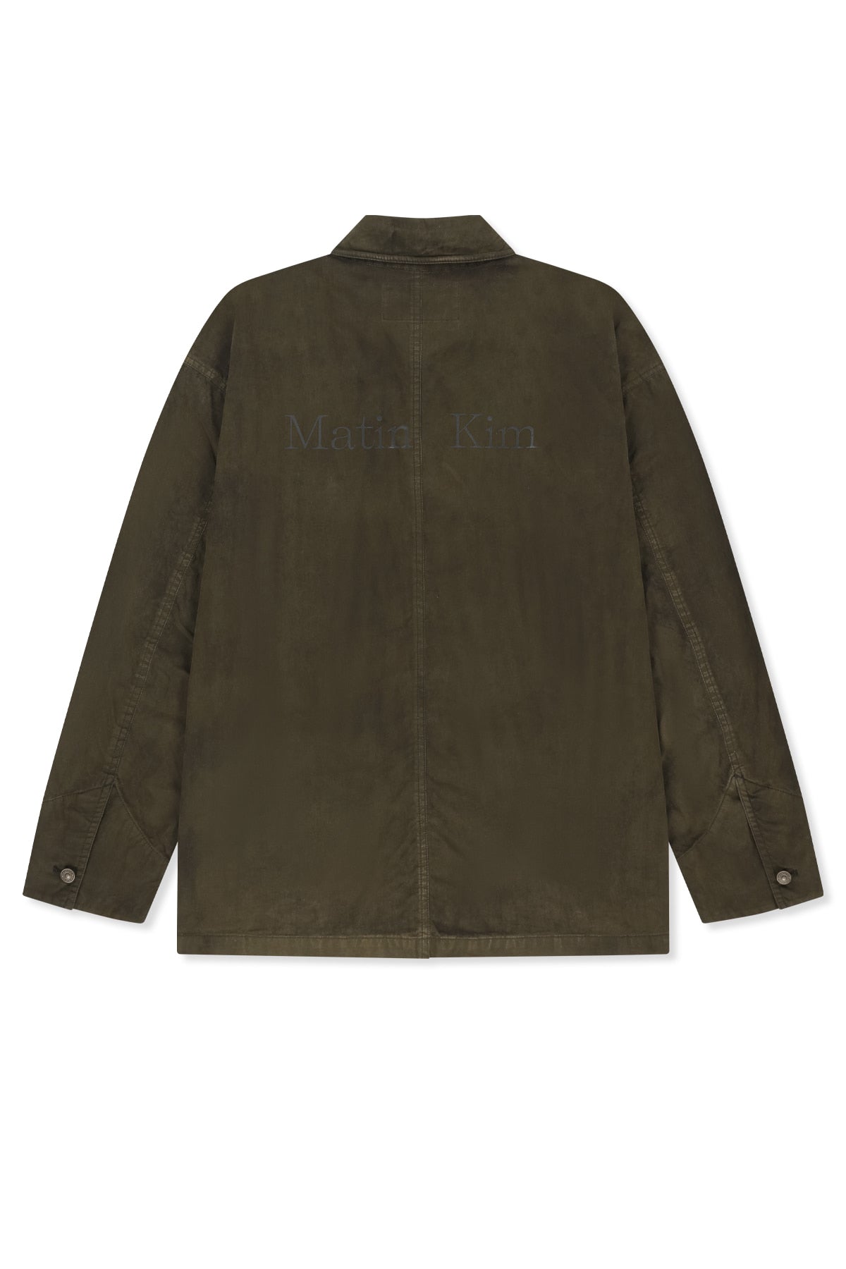 Matin Kim - Vintage Waxed Work Jacket (Khaki) product image 3 | TRAB K-Fashion Australia