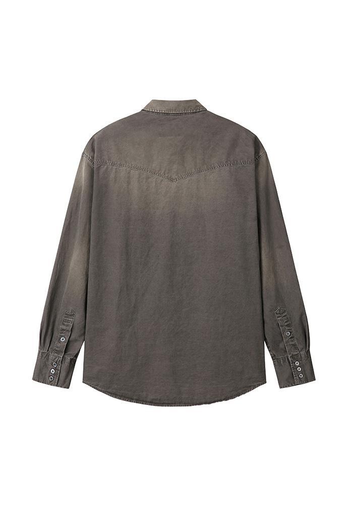 Art if acts - Vintage Western Shirt (Moss Grey) product image 9 | TRAB K-Fashion Australia