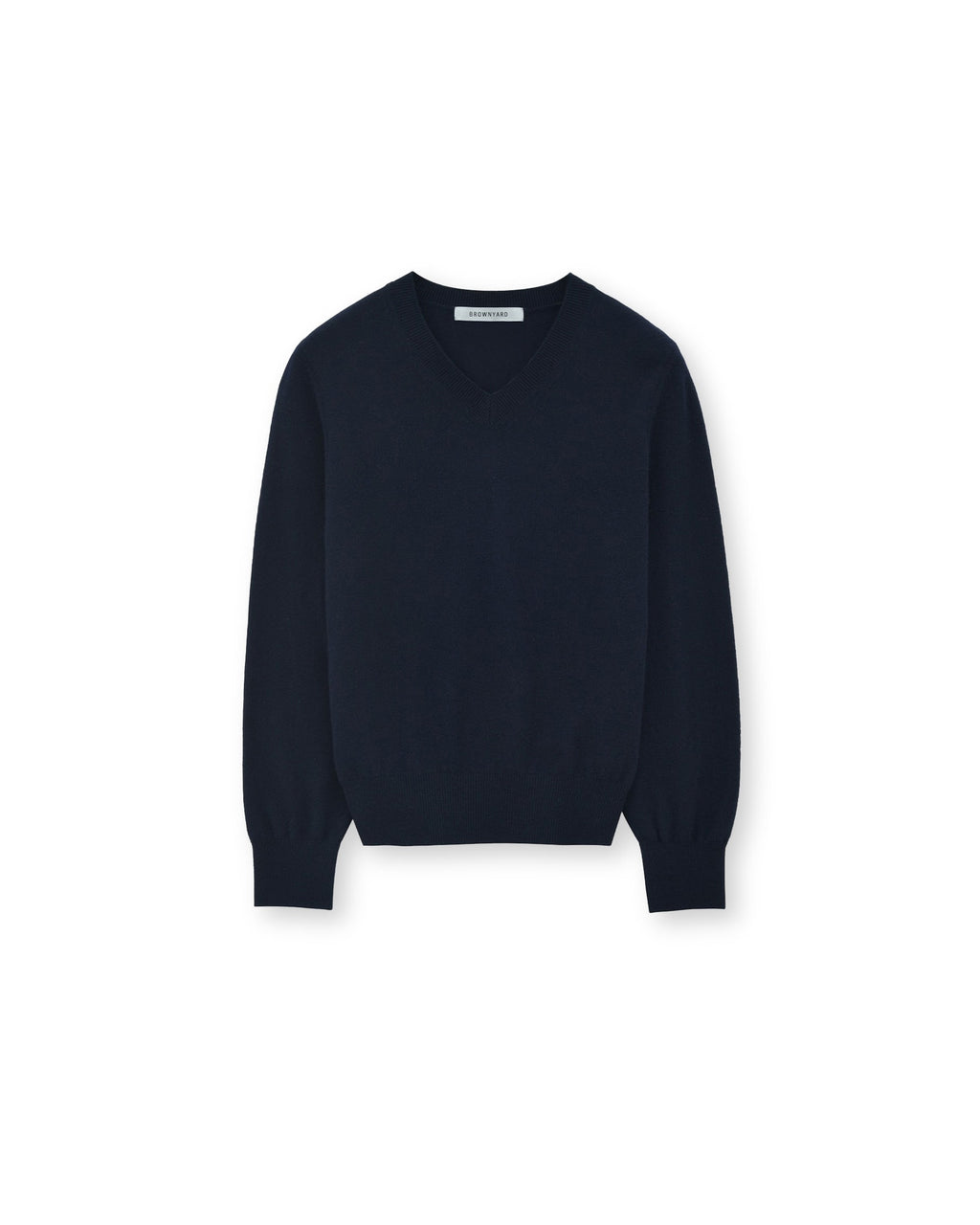 Brownyard - Extra Super Fine V Neck Knit (Dark Navy) product image 3 | TRAB K-Fashion Australia