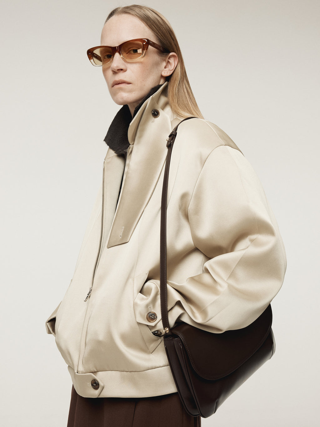 Recto - Double Satin Jumper (Sand Beige) product image 5 | TRAB K-Fashion Australia