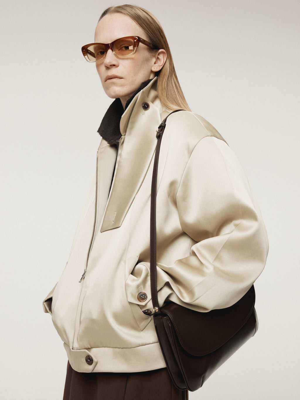 Recto - Double Satin Jumper (Sand Beige) product image 5 | TRAB K-Fashion Australia