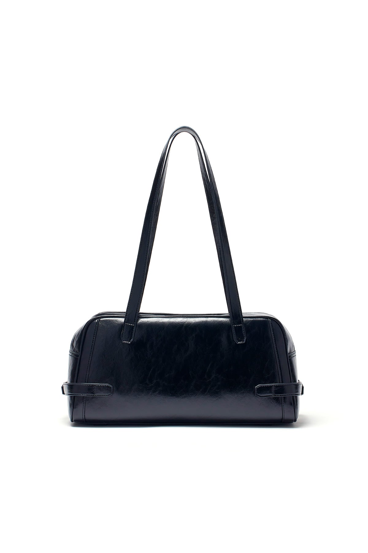 Matin Kim - Biker Detail Medium Shoulder Bag (Black) product image 5 | TRAB K-Fashion Australia