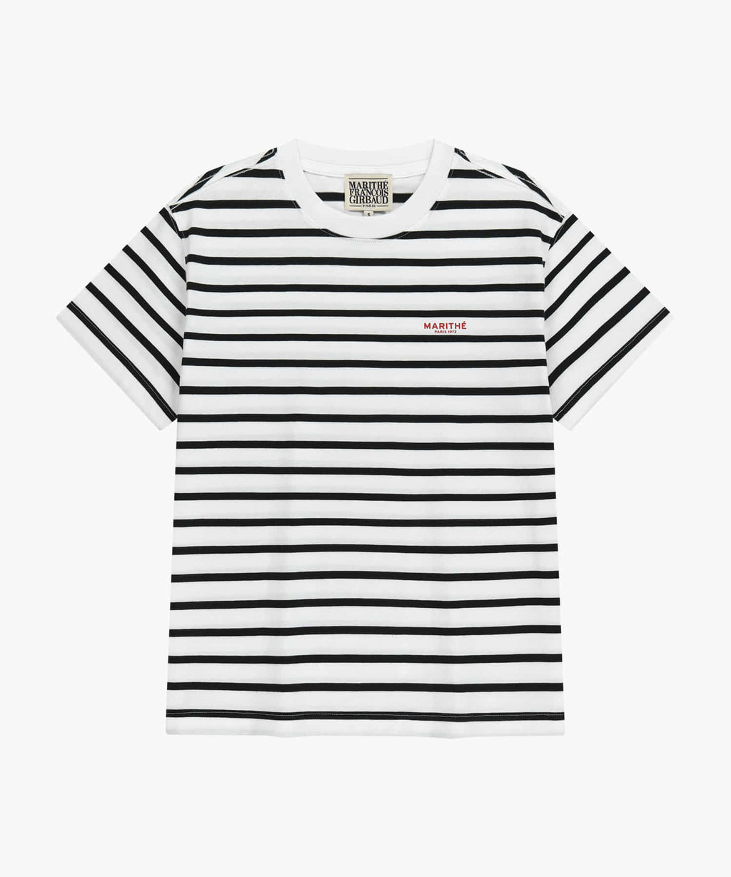 Marithe & Francois Girbaud - Small Regular Logo Tee (Stripe) product image 6 | TRAB K-Fashion Australia