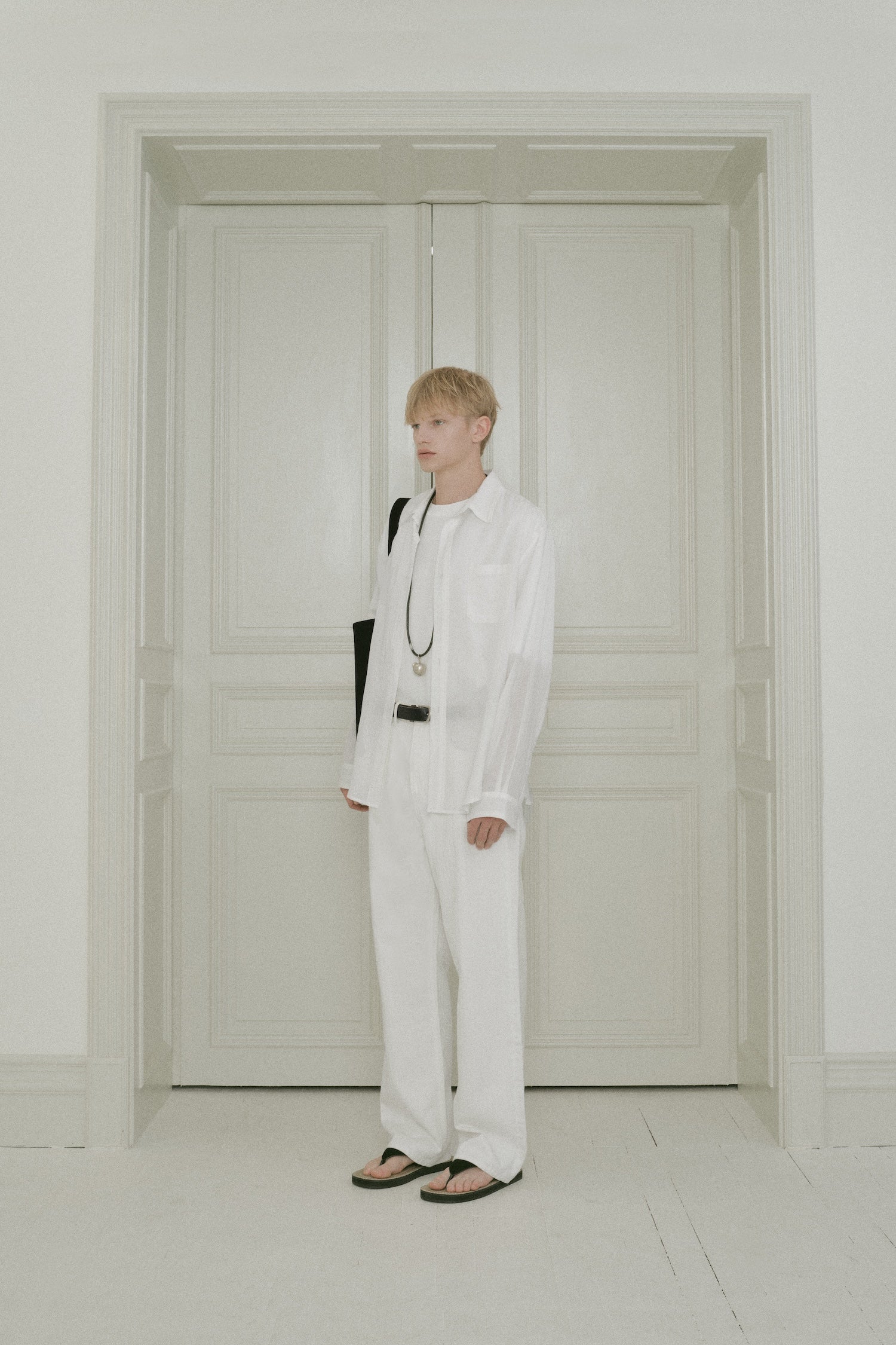 STU - Linen Shirt (White) product image 2 | TRAB K-Fashion Australia