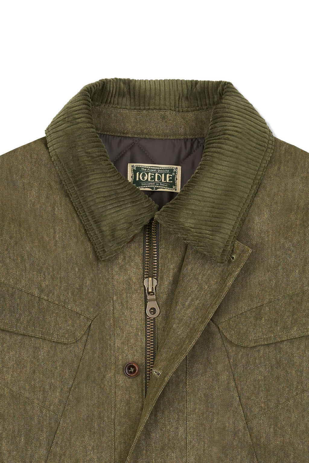 Ioedle - Headlight Quilted Heavy Jacket (Olive) product image 5 | TRAB K-Fashion Australia