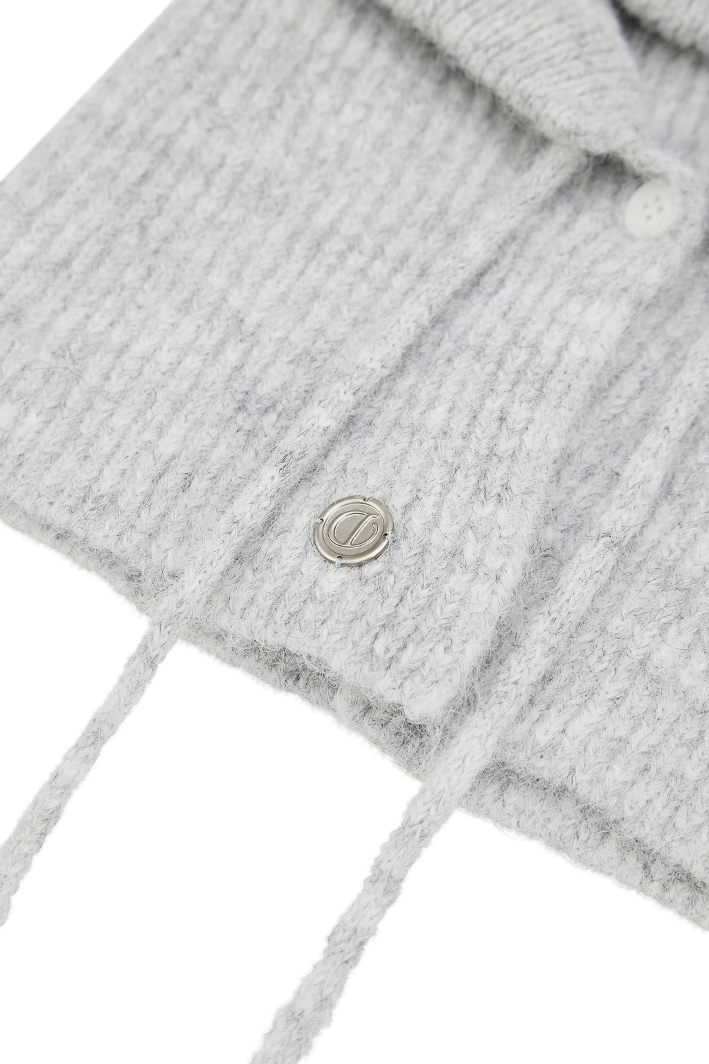 Deinet - Hairy Wool Balaclava (Melange Grey) product image 4 | TRAB K-Fashion Australia