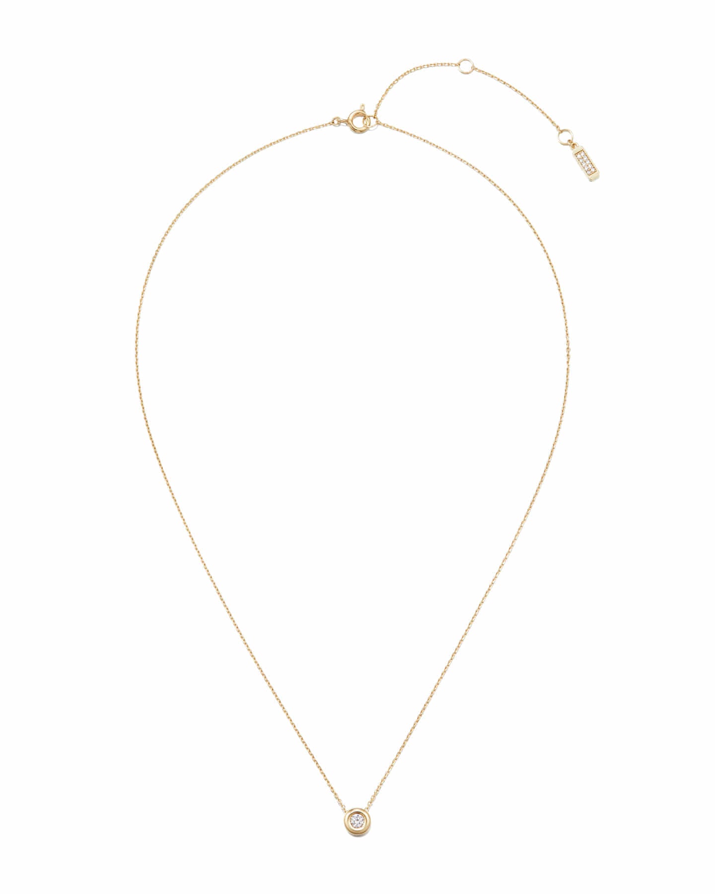 Numbering - Bezel Set Solitaire Pendant Necklace #3702 product image 7 | TRAB K-Fashion Australia