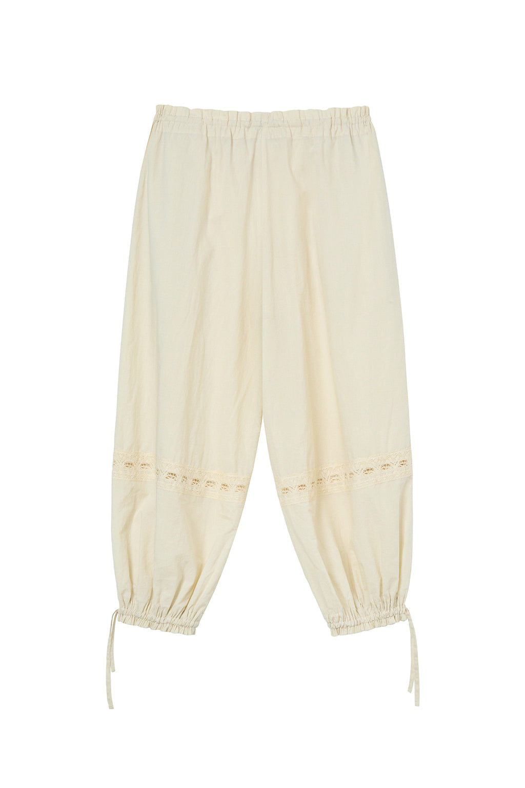 Deinet - Lace Detailed Balloon Pants (Oatmeal) product image 11 | TRAB K-Fashion Australia