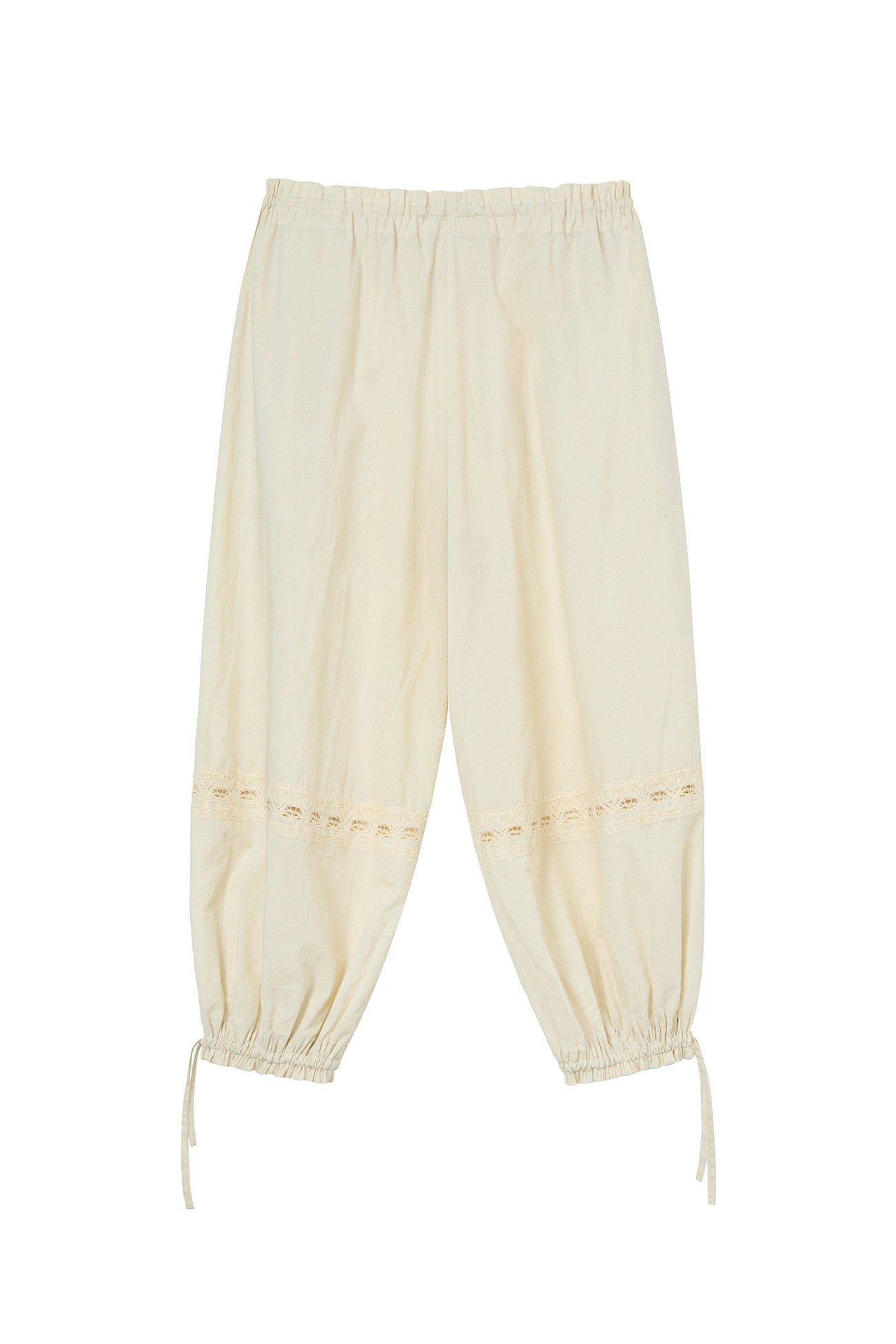 Deinet - Lace Detailed Balloon Pants (Oatmeal) product image 11 | TRAB K-Fashion Australia
