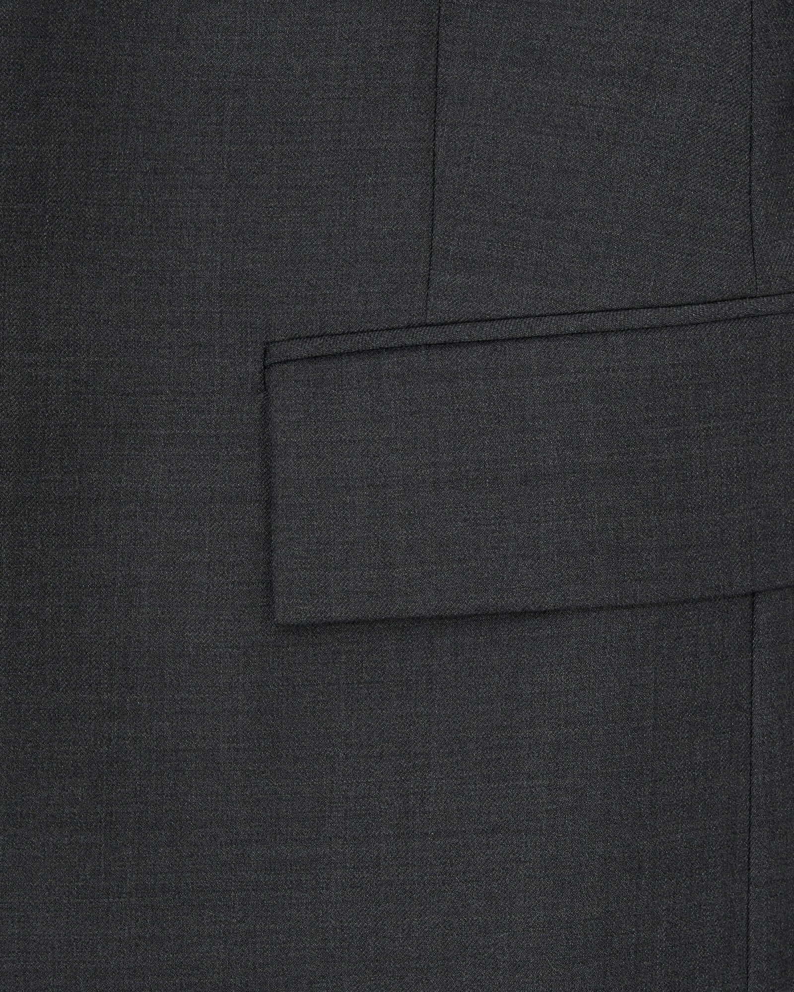 Kimhe Kim - Collarless Wool-Blended Jacket (Grey) product image 9 | TRAB K-Fashion Australia