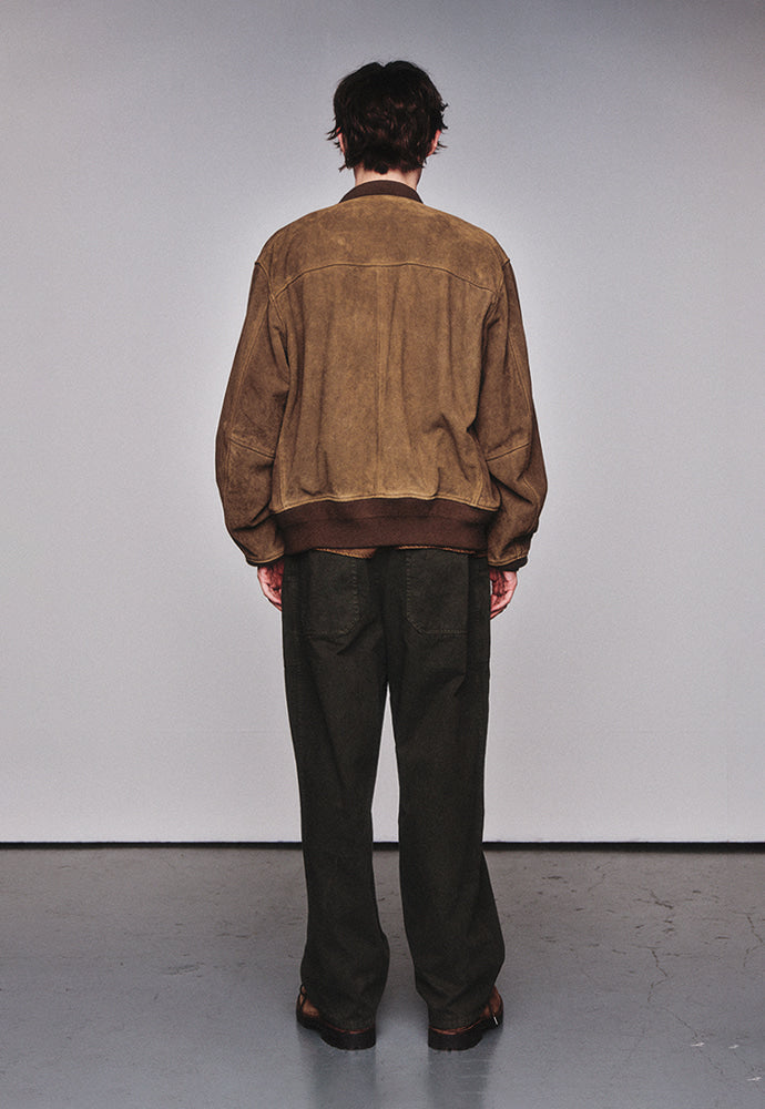 Art if acts - Garment Washed Suede Blouson (Taupe) product image 3 | TRAB K-Fashion Australia