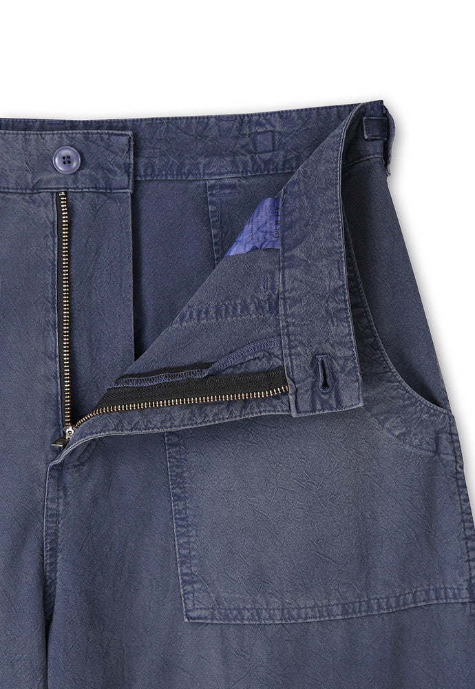 Art if acts - Garment Dyed Curved Fatigue Trousers (French Blue) product image 10 | TRAB K-Fashion Australia