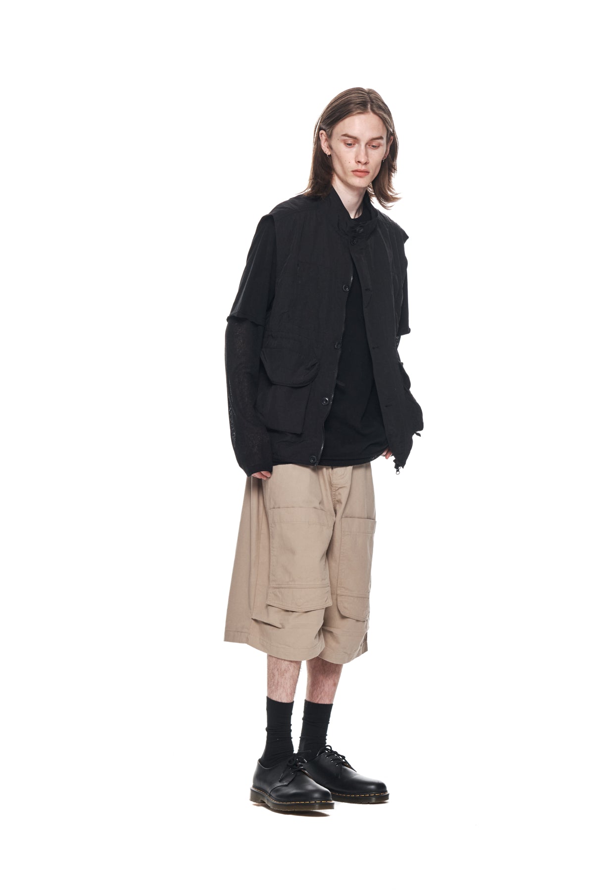 Matin Kim - Nylon Fishing Vest (Black) product image 8 | TRAB K-Fashion Australia