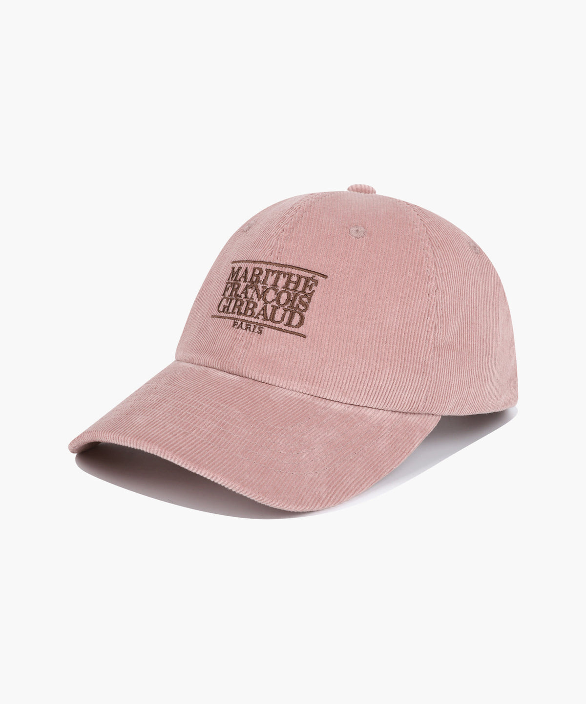 Marithe & Francois Girbaud - Corduroy Small Classic Logo Cap (Dark Pink) product image 1 | TRAB K-Fashion Australia