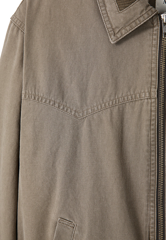 Art if acts - Sherpa Western Bomber Jacket (Moss Grey) product image 12 | TRAB K-Fashion Australia
