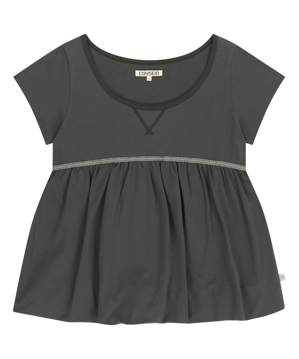 Coyseio - Lace Balloon T-Shirt (Dark Grey) product image 12 | TRAB K-Fashion Australia
