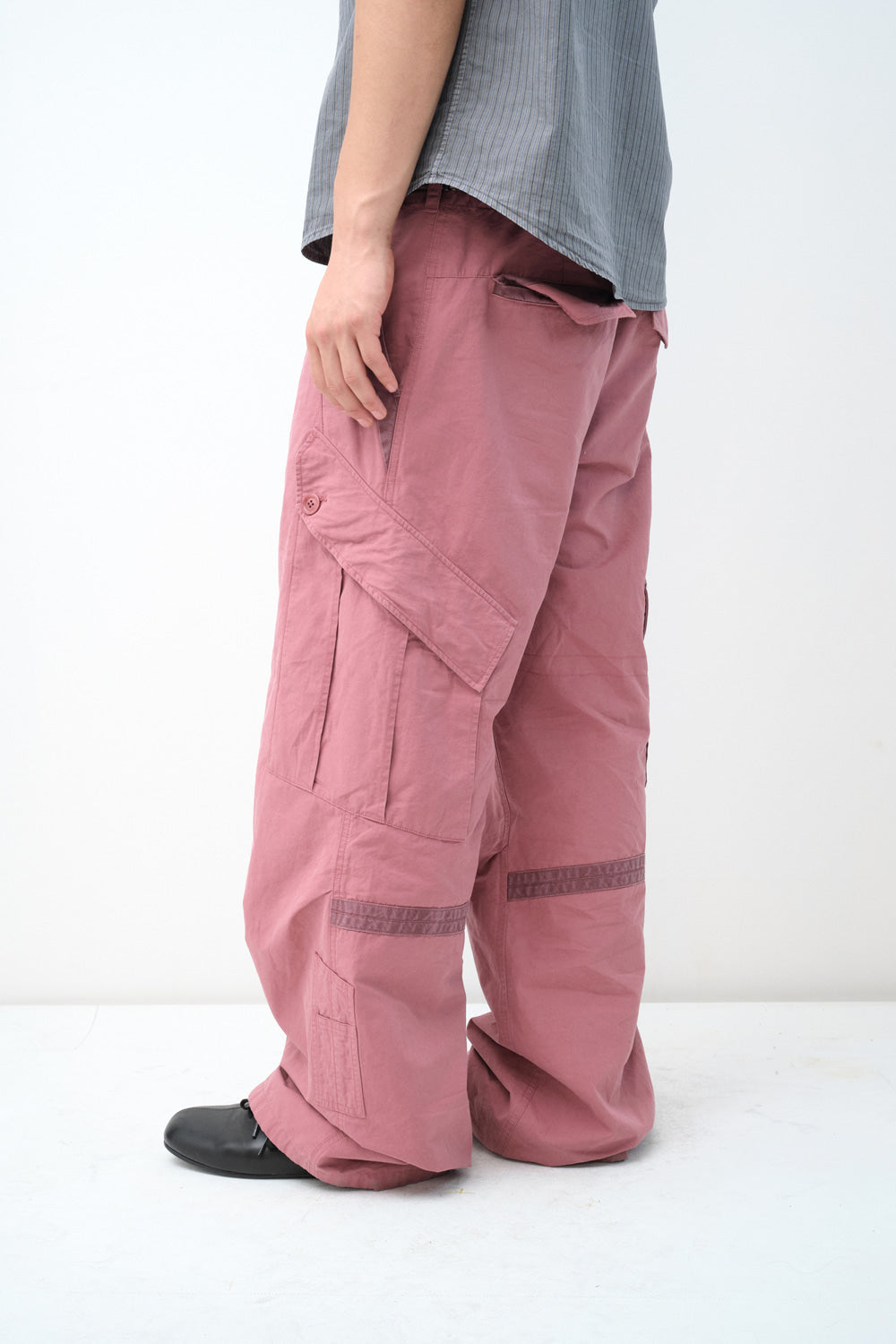 Hatchingroom - Curved Cargo Pants (Pink) product image 8 | TRAB K-Fashion Australia