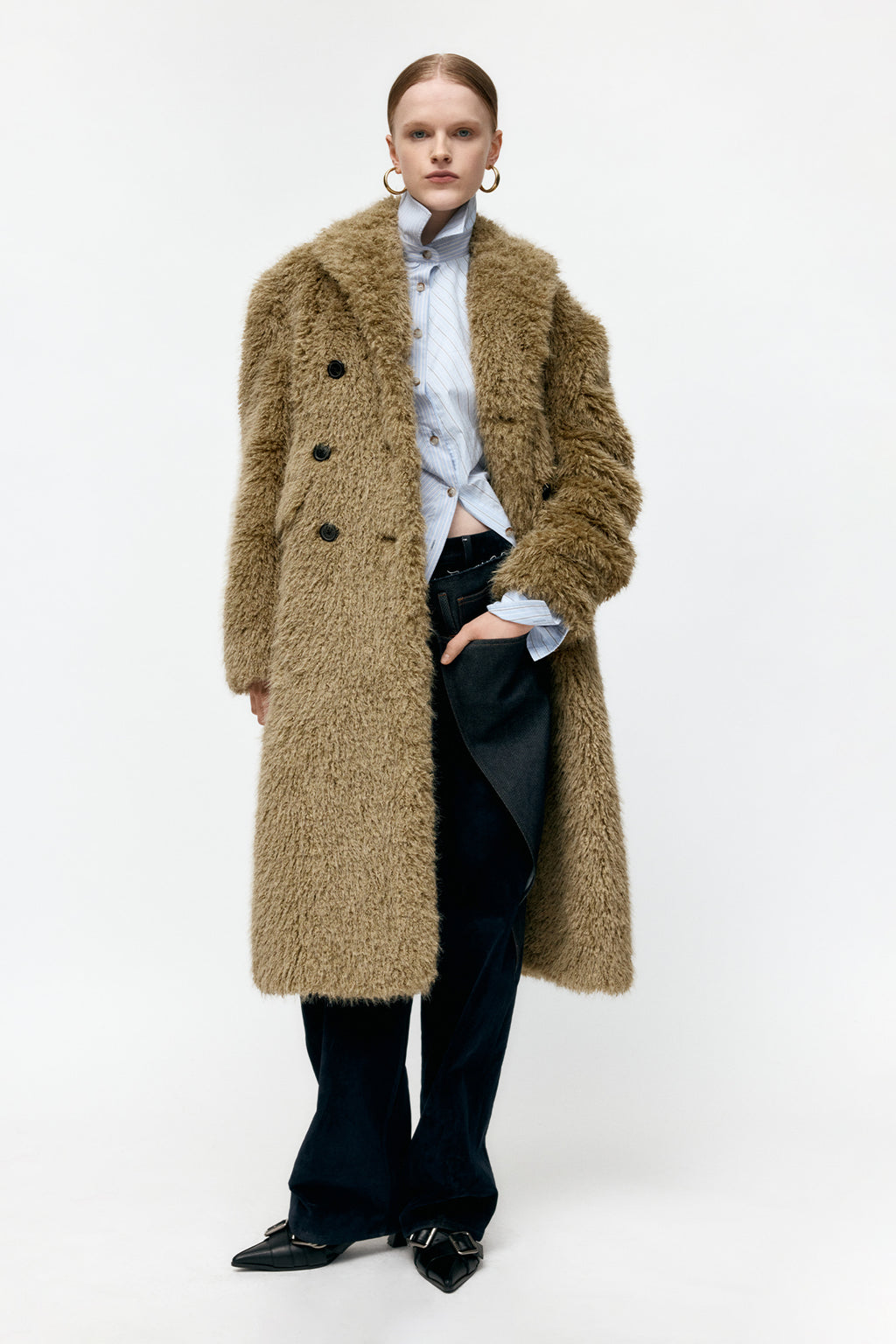 Andersson Bell - Twist Stripe Shirts (Blue) product image 9 | TRAB K-Fashion Australia