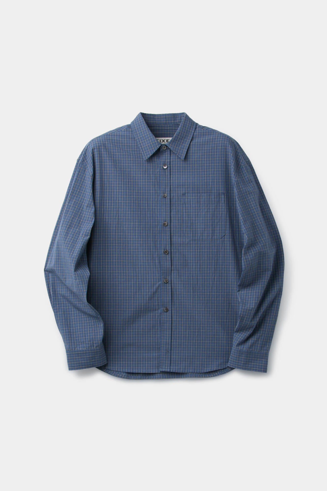 Coor - Windowpane Check Shirt (Blue) product image 1 | TRAB K-Fashion Australia