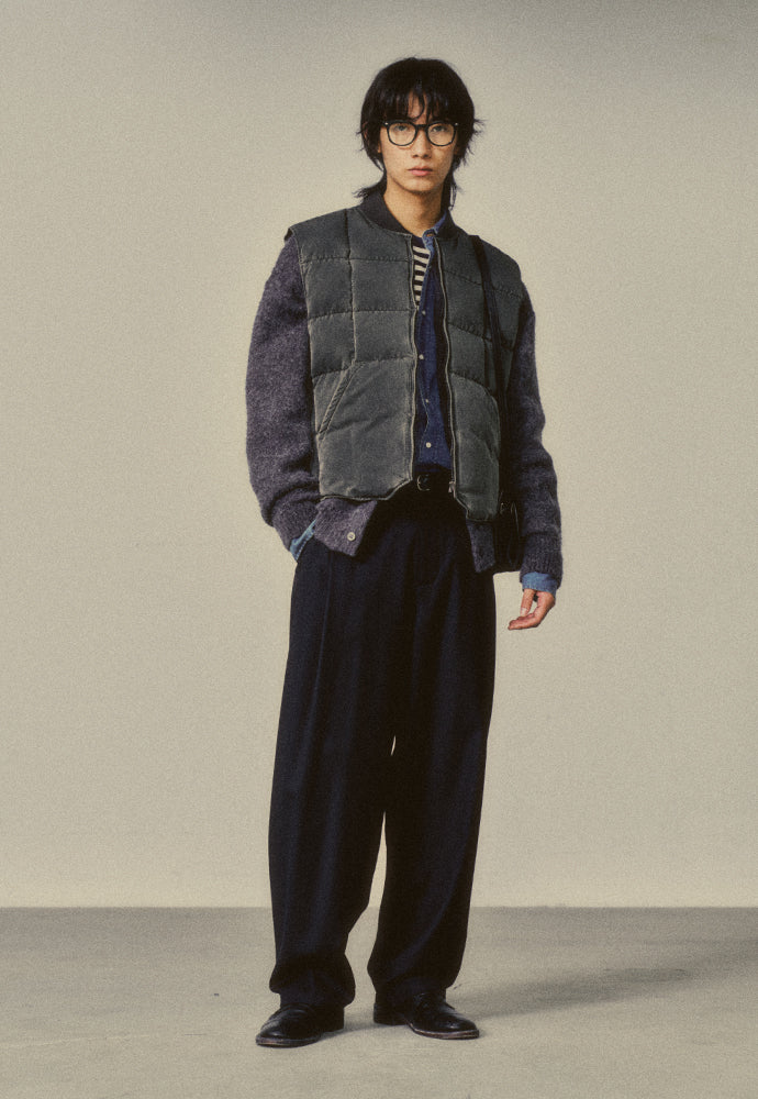 Art if acts - Garment Washed Quilted Vest (Faded Black) product image 4 | TRAB K-Fashion Australia