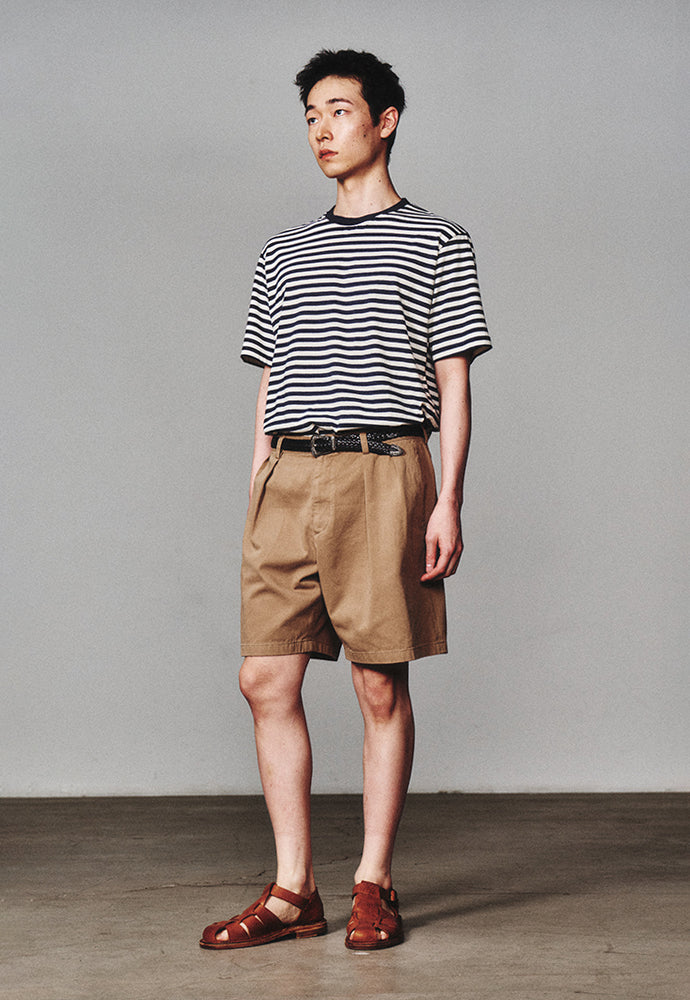 Art if acts - Washed Chino Shorts (Beige) product image 2 | TRAB K-Fashion Australia