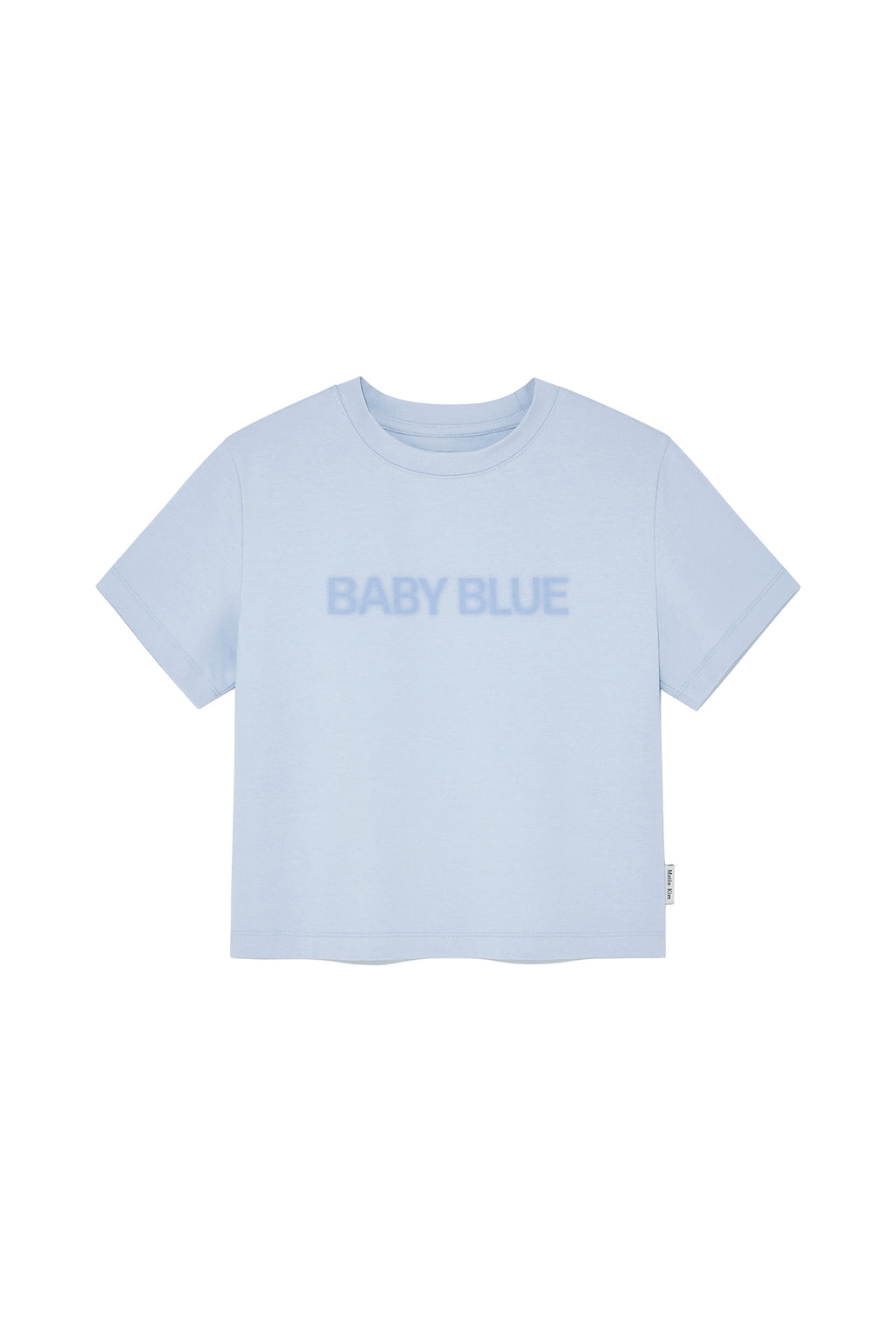 Matin Kim - Color Name Printing Top (Light Blue) product image 1 | TRAB K-Fashion Australia