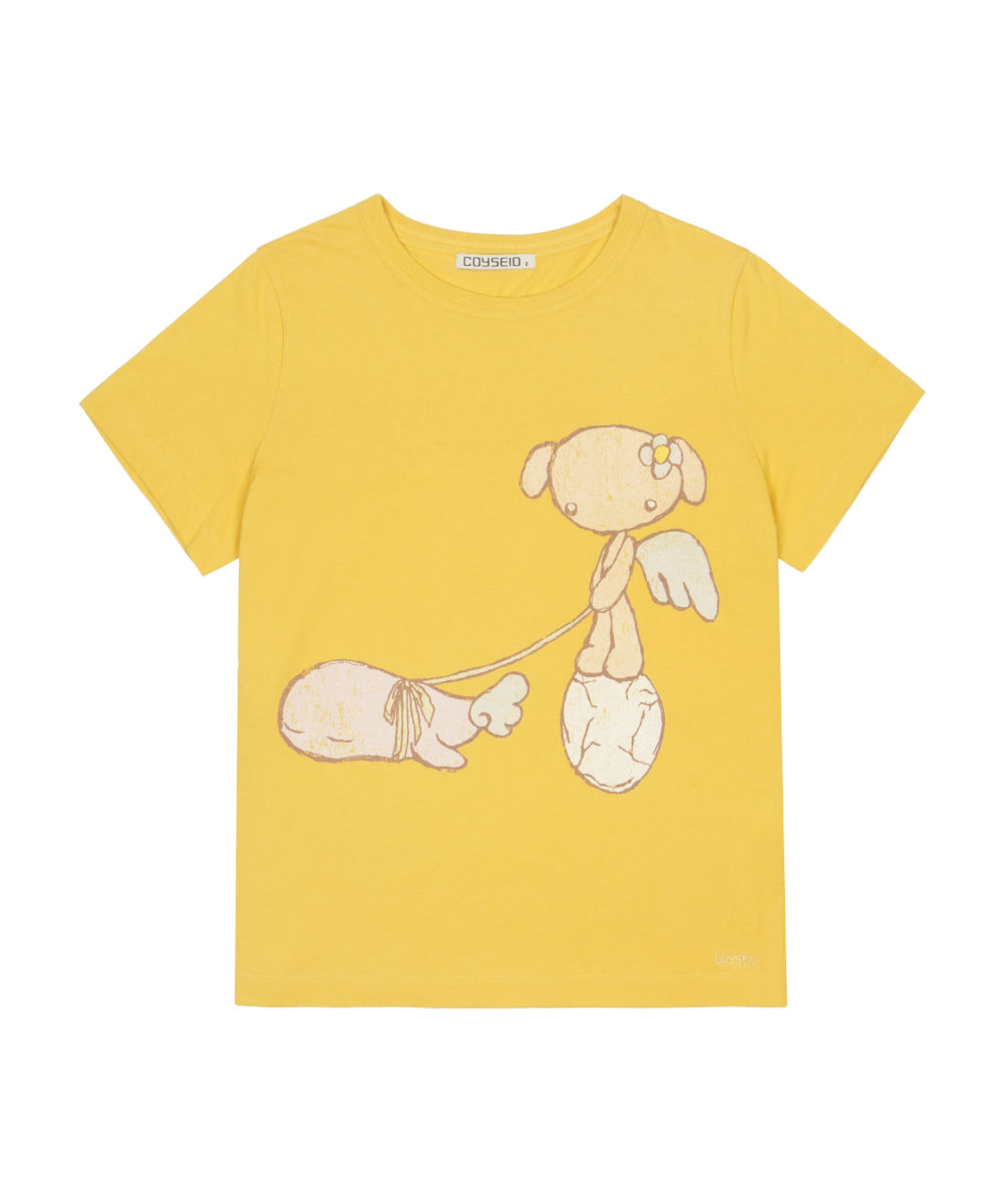 Coyseio - Teji Vintage Graphic T-Shirt (Yellow) product image 10 | TRAB K-Fashion Australia