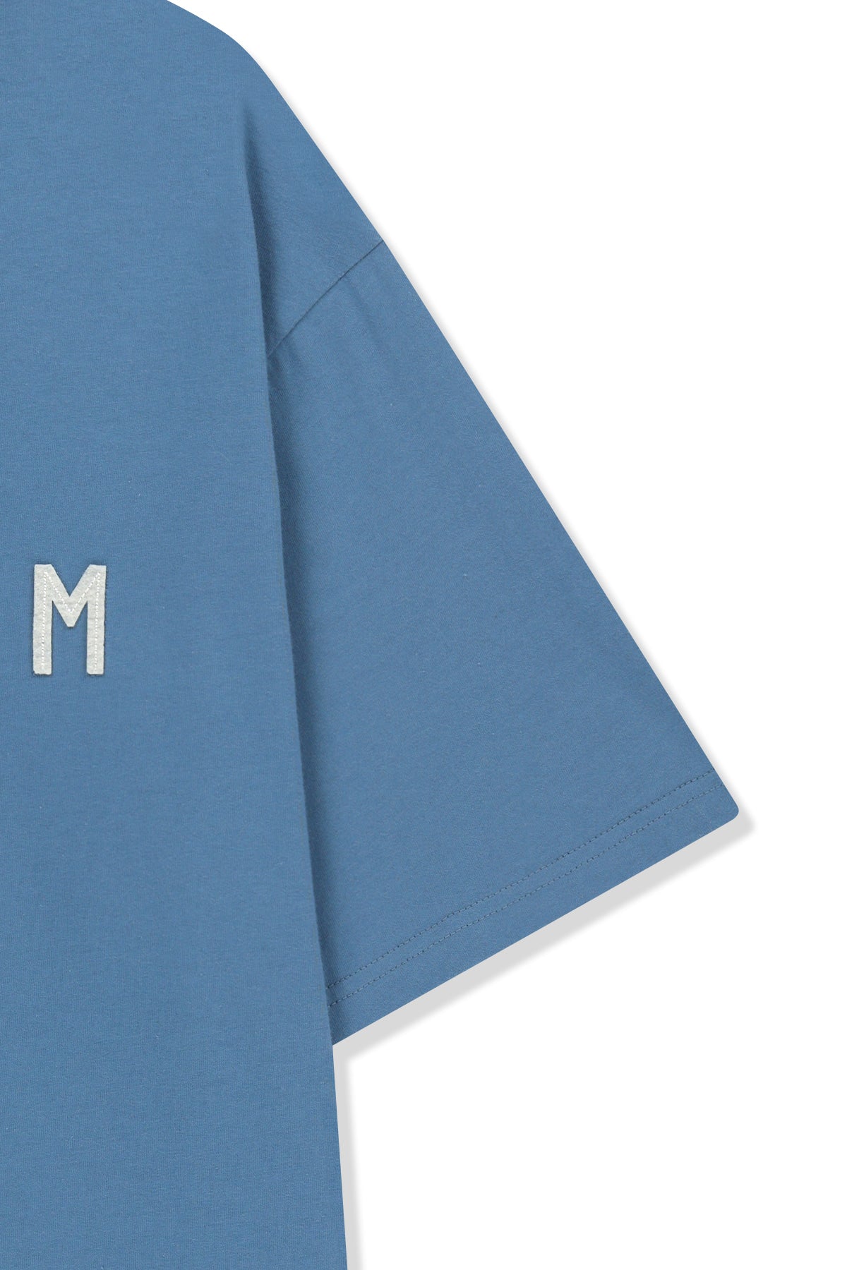 Matin Kim - Applique Felt Logo Top (Blue) product image 5 | TRAB K-Fashion Australia