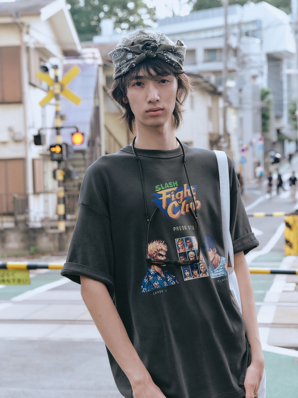 Stu - Fight Club T-Shirt (Charcoal) product image 10 | TRAB K-Fashion Australia