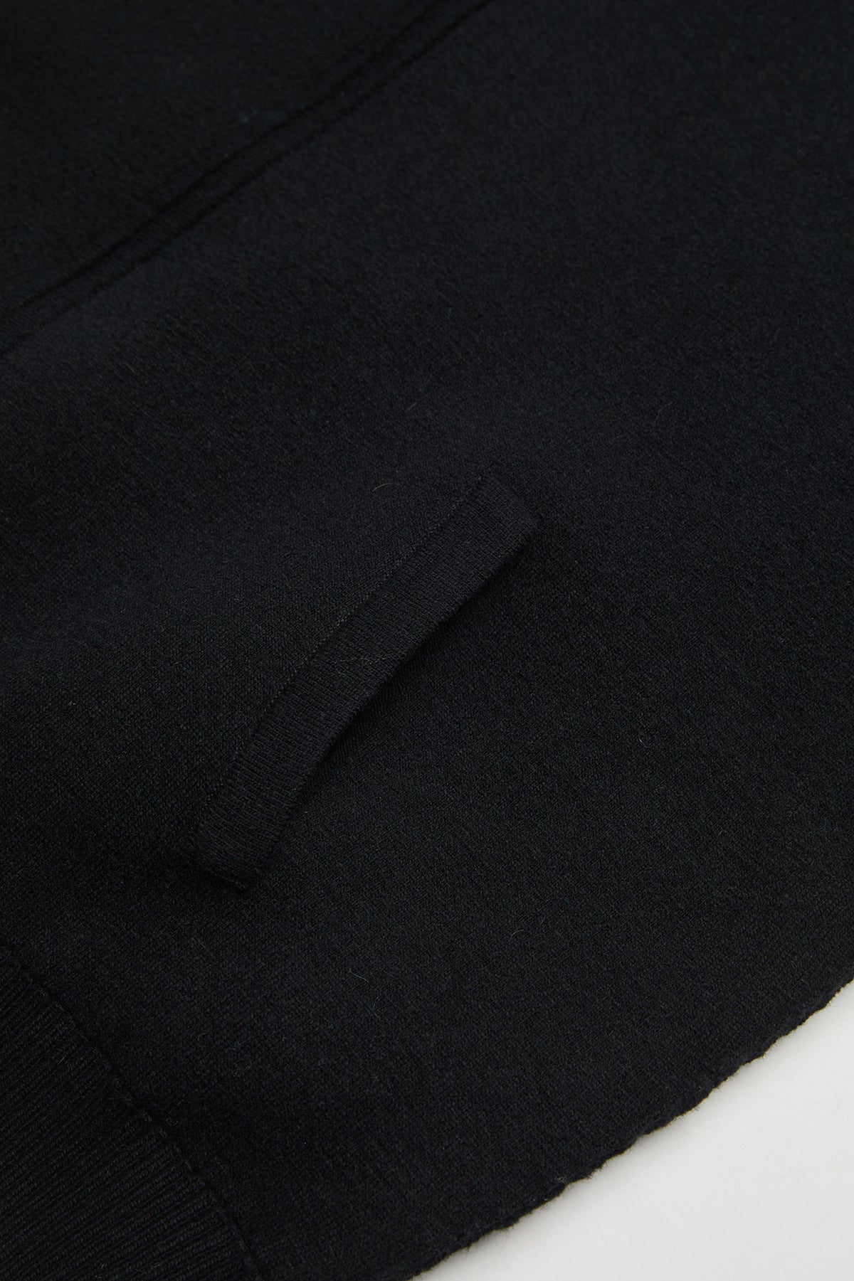 Coor - Double Face Wool And Blend Hoodie Zip-Up (Black) product image 6 | TRAB K-Fashion Australia