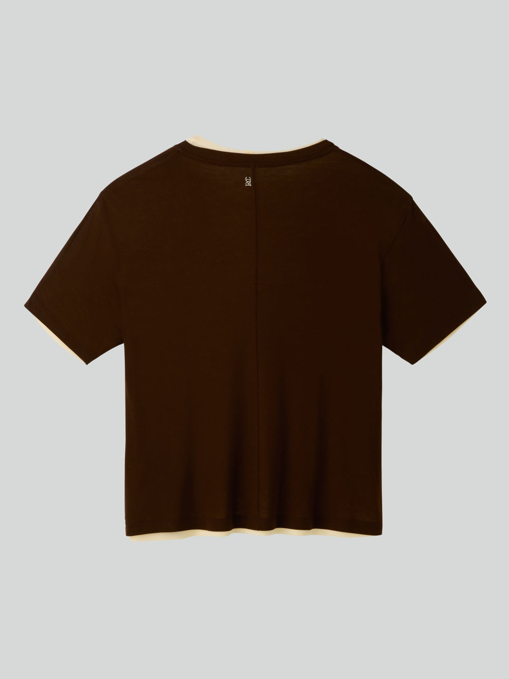 Recto - Layered Wool T-Shirt (Brown) product image 11 | TRAB K-Fashion Australia