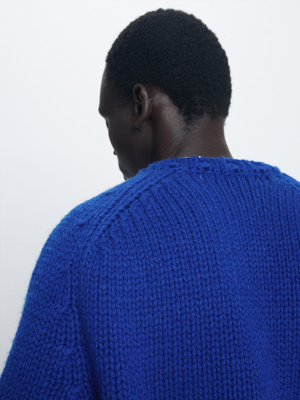 Tonywack - Shetland Wool Knitted Zip Blouson (Royal Blue) product image 8 | TRAB K-Fashion Australia