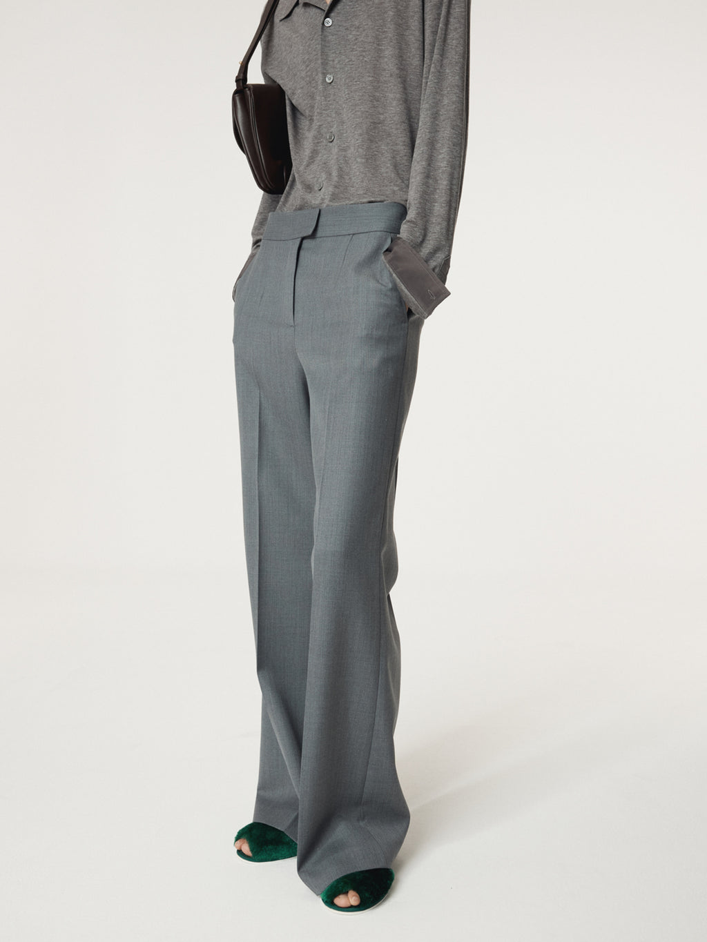 Recto - Rc Signature Flare Pants (Dark Grey) product image 6 | TRAB K-Fashion Australia