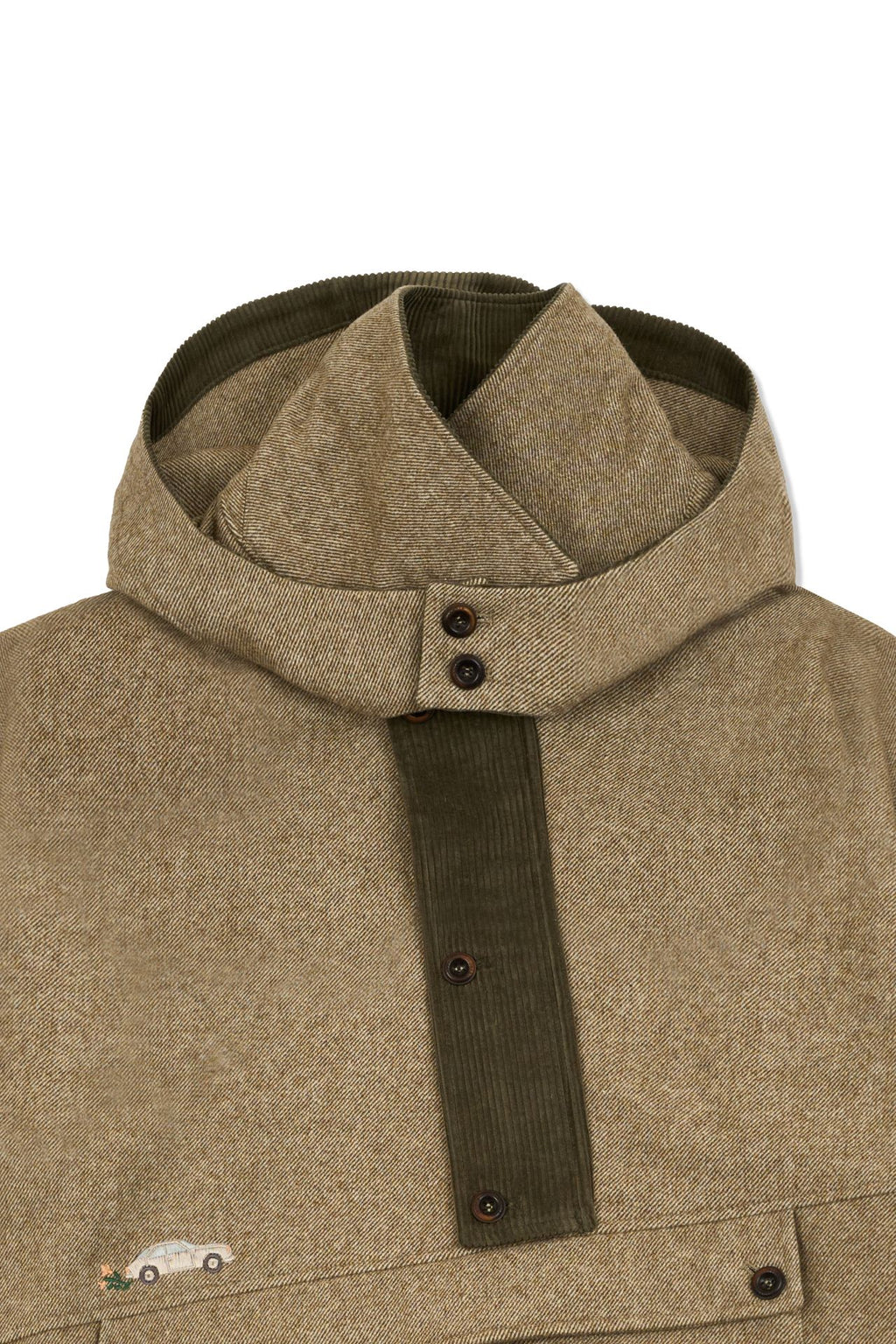 Ioedle - Uphill Hooded Anorak (Olive) product image 5 | TRAB K-Fashion Australia